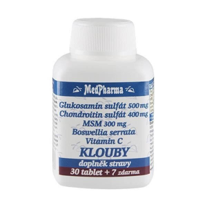 MedPharma Glukosamin + chondroitin + MSM (klouby) 37 tablet