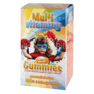 MedPharma Gummies – Multivit+omega3, 60 želat. tablety pro děti