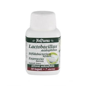 MedPharma Lactobacillus acidophilus + 2 kmeny 37 tablet