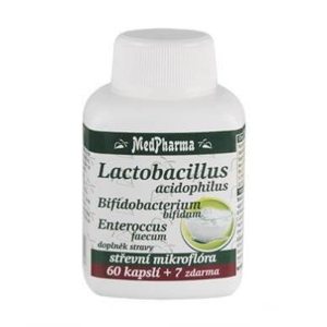MedPharma Lactobacillus acidophilus + 2 kmeny 67 tablet