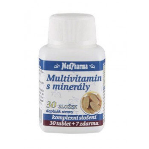 MedPharma Multivitamin s minerály, 30 složek 37 tablet