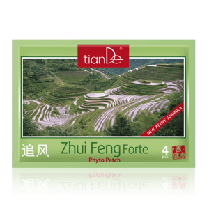 TianDe Kosmetická tělová fytonáplast Zhui Feng Forte 4 ks