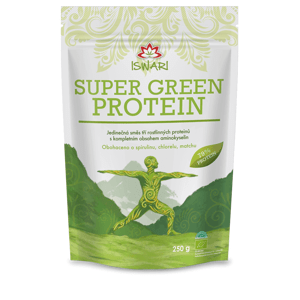 Iswari Super green 79% protein BIO 250 g