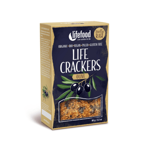 Lifefood Life Crackers Olivové BIO RAW 90 g