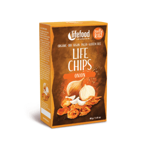 Lifefood Life Chips Zeleninové cibulové BIO RAW 40 g