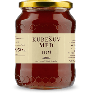 Kubešův med Med lesní medovicový 750 g