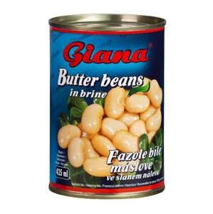 Giana Fazole bílé máslové ve slaném nálevu 425 ml