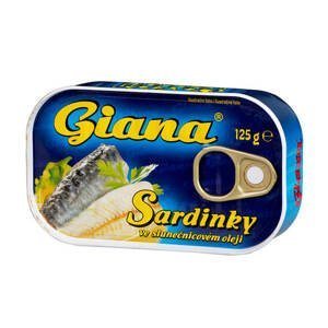 Giana Sardinky ve slunečnicovém oleji 125 g