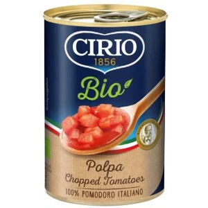 Cirio Rajčata BIO krájená 425 ml
