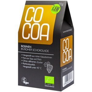 Cocoa Rozinky v čokoládě BIO RAW  70 g