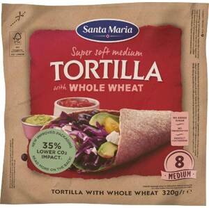 Santa Maria Tortilla whole wheat 320 g celozrnná