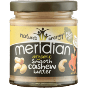 Meridian Organic máslo z kešu oříšků jemné 170 g - expirace