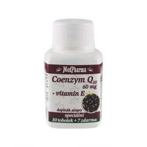 MedPharma Coenzym Q10 60 mg + vitamin E 37 tablet - expirace