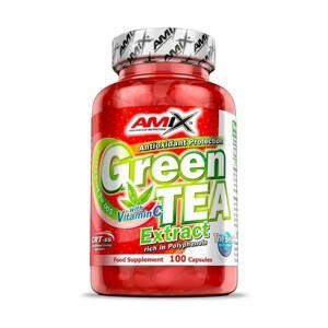 Amix Green tea Extract + vitamin C 100 kapslí