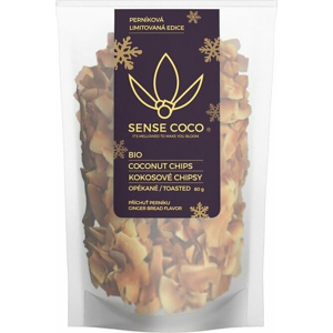 Sense Coco Bio kokosové chipsy perníkové 60 g - expirace