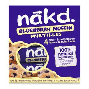 Nakd Blueberry muffin 4 x 35 g - expirace