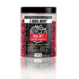 BIG BOY Maliny plátky lyofilizované 100 g