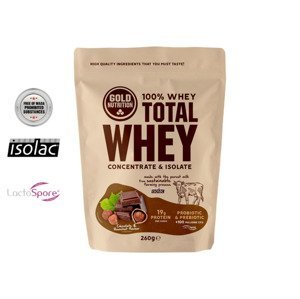 Gold Nutrition Total whey protein čokoláda a lískový oříšek 260 g