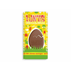 Tony´s Chocolonely Mléčná čokoláda, sněhové pusinky a citron 180 g - expirace