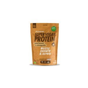 Iswari Super vegan protein Slaný karamel a ašvaganda BIO 350 g