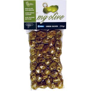 my olive Zelené olivy marinované oreganem 250 g  - expirace