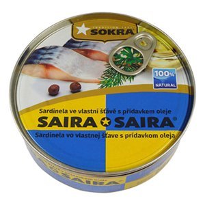 Sokra SAIRA vlastní šťáva +olej  240 g expirace
