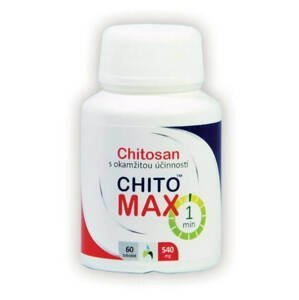 SUPERIONHERBS Chitosan s okamžitým účinkem – Chitomax 60 kapslí