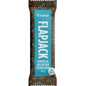 Cerea Flapjack bezlepkový s belgickou čokoládou a kokosem 60 g