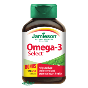 Jamieson Omega-3 Select 1000 mg 150 + 50 kapslí zdarma