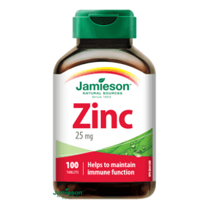 Jamieson Zinek 25 mg 100 tablet (min. 6 měsíců)