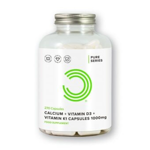 Bulk Powder Calcium + Vitamin D3 + Vitamin K1 1000 mg 90 tablet