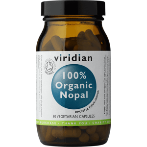 Viridian 100% Organic Nopal 90 kapslí