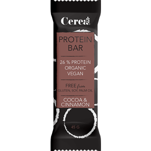 Cerea Protein bar kakao/skořice BIO 45 g