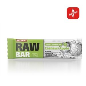 Nutrend raw bar 50 g - kešu+jablko