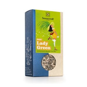 Svěží Lady Green bio, ochucený zelený čaj, 90 g  syp.