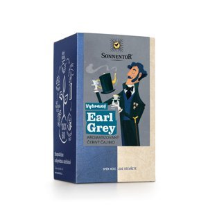 Vybraný Earl Grey bio, aromatizovaný černý čaj 27 g porc. dvoukomorový