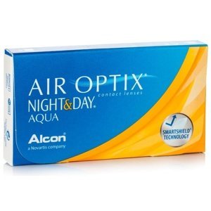 Air Optix Night &amp; Day Aqua (6 čoček) Air Optix Kontinuální čočky silikon-hydrogelové sférické