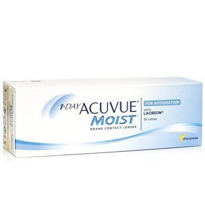 1-Day Acuvue Moist for Astigmatism (30 čoček) Acuvue Jednodenní čočky torické pro sport