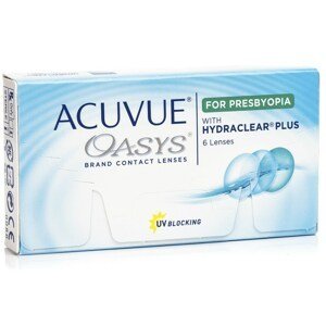 Acuvue Oasys for Presbyopia (6 čoček) Acuvue 2 týdenní čočky silikon-hydrogelové multifokální
