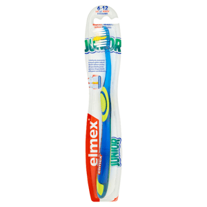 elmex®Junior dětský zubní kartáček měkký pro děti ve věku 6-12 let 1ks