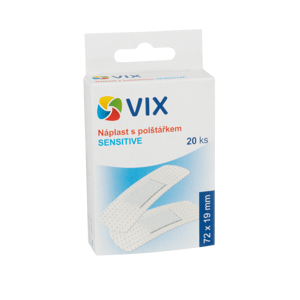 VIX Náplast s poštářkem Sensitive 20 ks