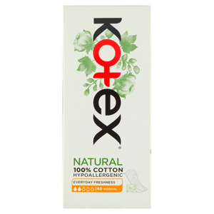 Kotex Natural normal slipové vložky 40 ks