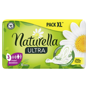 Naturella Ultra Maxi Velikost 3 Vložky S Křidélky 32 ks