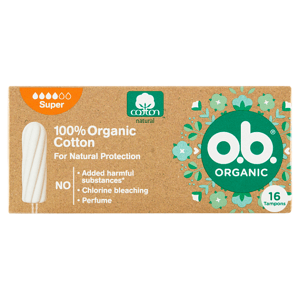 O.B. Organické tampony super 16 ks