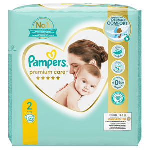 Pampers Premium Care Velikost 2, Plenky 23 ks, 4kg-8kg