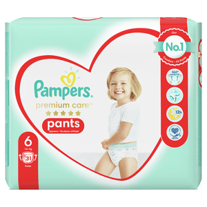 Plenkové Kalhotky Pampers Premium Care Velikost 6, Kusů, 15kg+