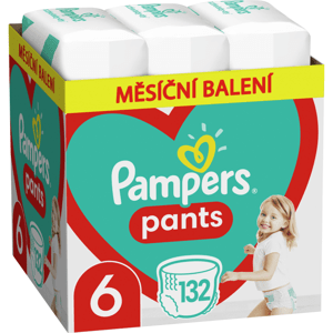 Pampers Pants Plenkové Kalhotky Velikost 6, 132 Plenek, 14kg-19kg
