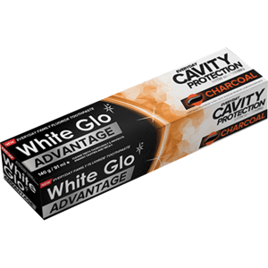 White Glo zubní psata Charcoal Advantage 75ml