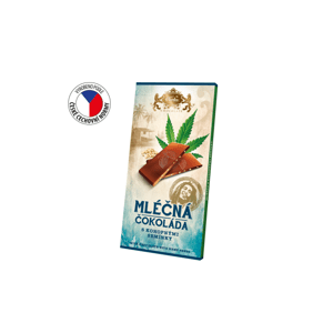 Carla Mléčná čokoláda s konopnými semínky 80g