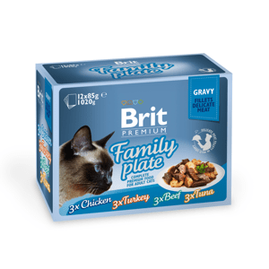 Brit premium kočičí kapsičky 12x85g